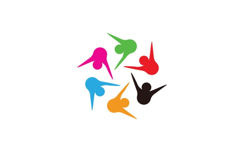 Group People Community Logo V5 Logo Template