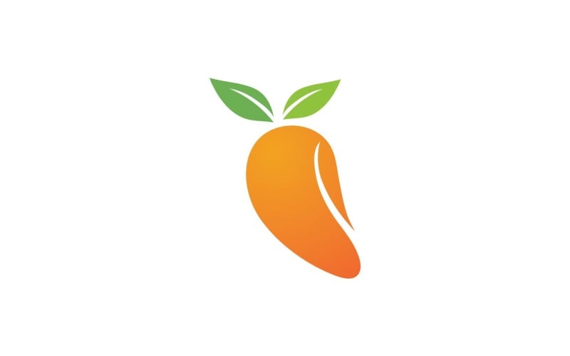 Mango Fruits Logo Symbol Vector V13 Logo Template