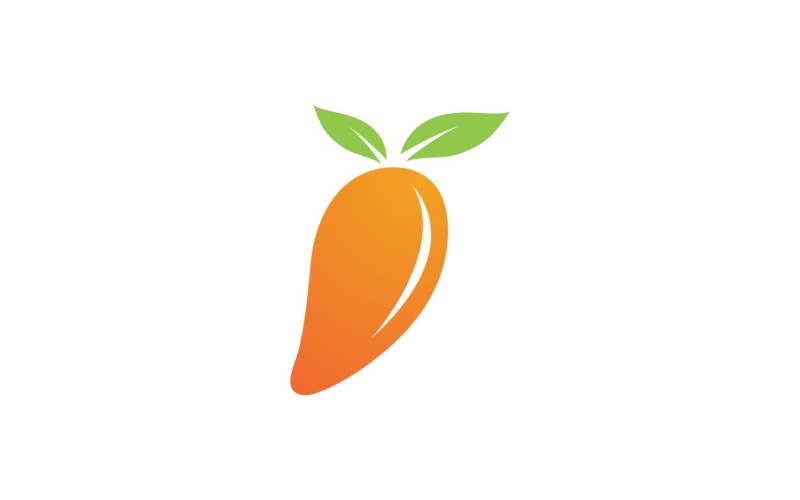 Mango Fruits Logo Symbol Vector V14 Logo Template