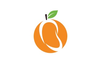 Mango Fruits Logo Symbol Vector V18