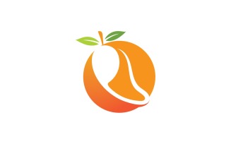 Mango Fruits Logo Symbol Vector V22