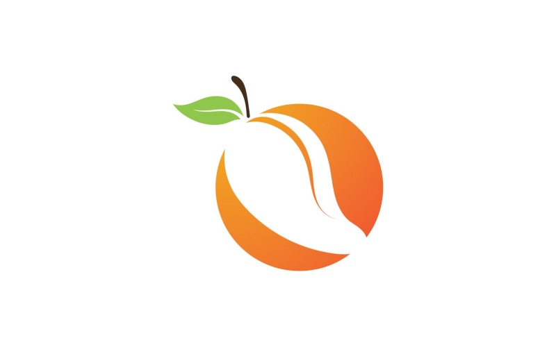 Mango Fruits Logo Symbol Vector V23 Logo Template