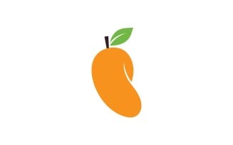 Mango Fruits Logo Symbol Vector V2