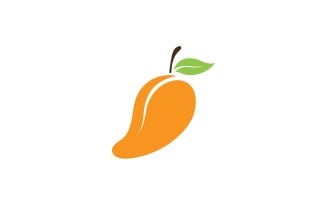 Mango Fruits Logo Symbol Vector V5