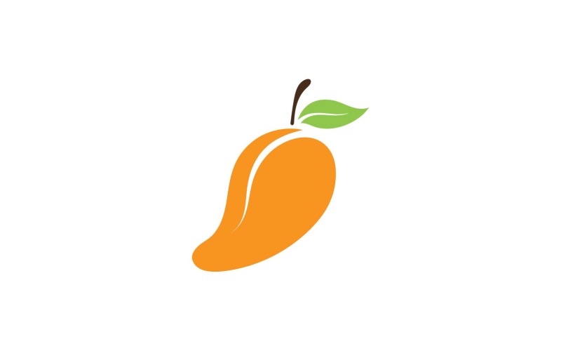 Mango Fruits Logo Symbol Vector V5 Logo Template
