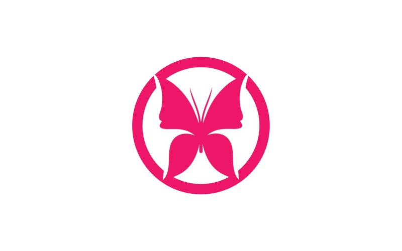 Butterfly Logo Elements Vector Eps V19 Logo Template