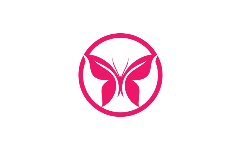 Butterfly Logo Elements Vector Eps V21 Logo Template