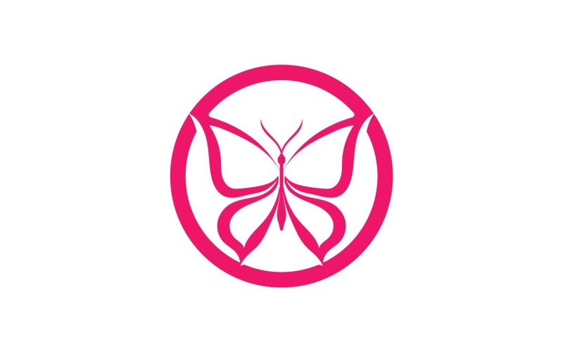 Butterfly Logo Elements Vector Eps V23 Logo Template