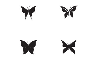 Butterfly Logo Elements Vector Eps V27