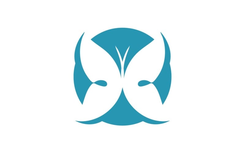Butterfly Logo Elements Vector Eps V38 Logo Template