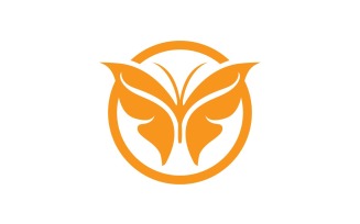 Butterfly Logo Elements Vector Eps V39
