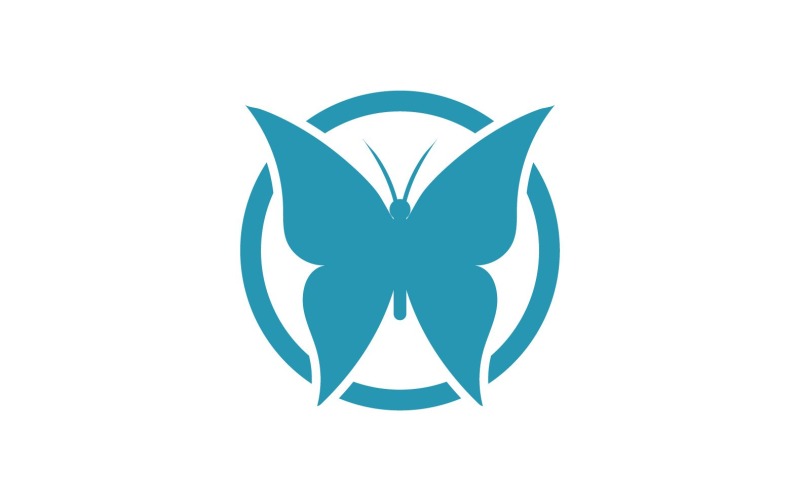 Butterfly Logo Elements Vector Eps V40 Logo Template
