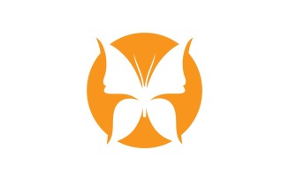 Butterfly Logo Elements Vector Eps V41