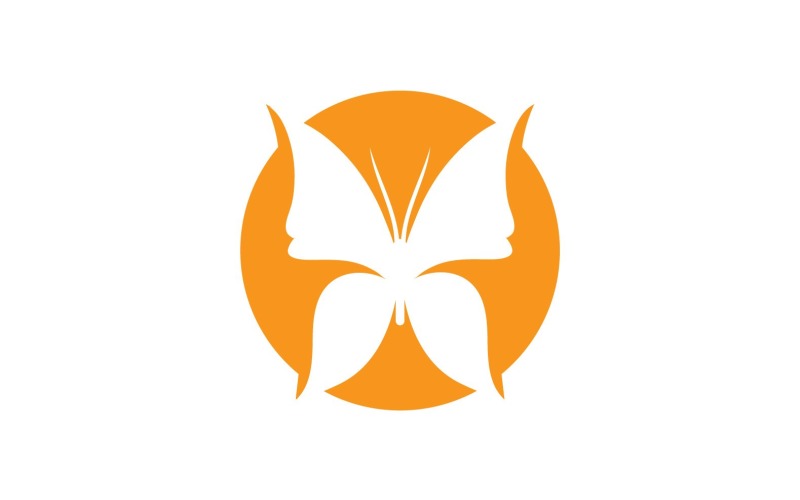 Butterfly Logo Elements Vector Eps V41 Logo Template