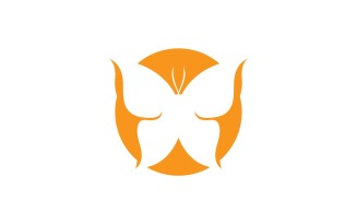 Butterfly Logo Elements Vector Eps V48