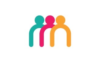 Group People Community Logo Elements V12