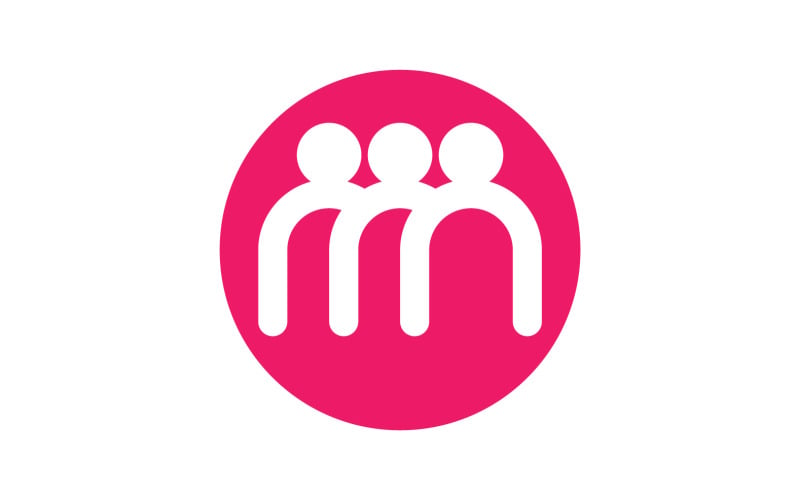 Group People Community Logo Elements V16 Logo Template