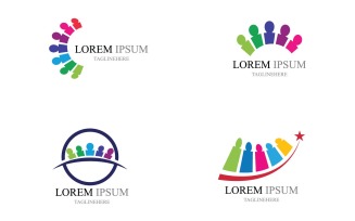 Community People Team Logo Elements V13