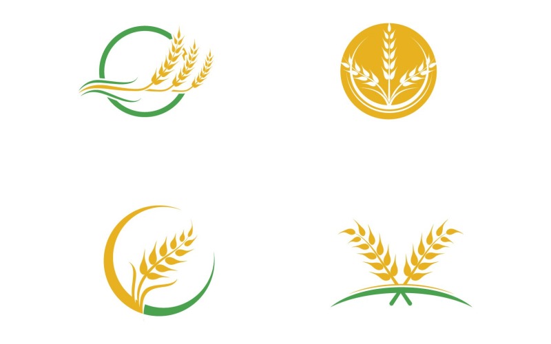 Weat Food Logo And Symbol Health V13 Logo Template