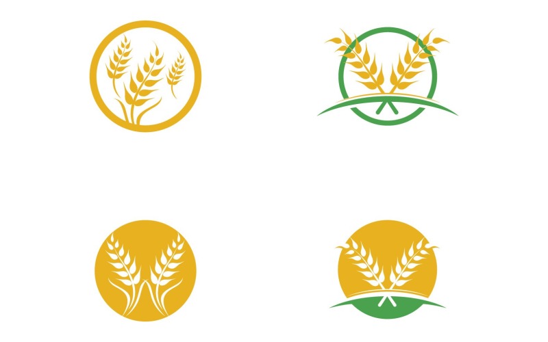 Weat Food Logo And Symbol Health V14 Logo Template