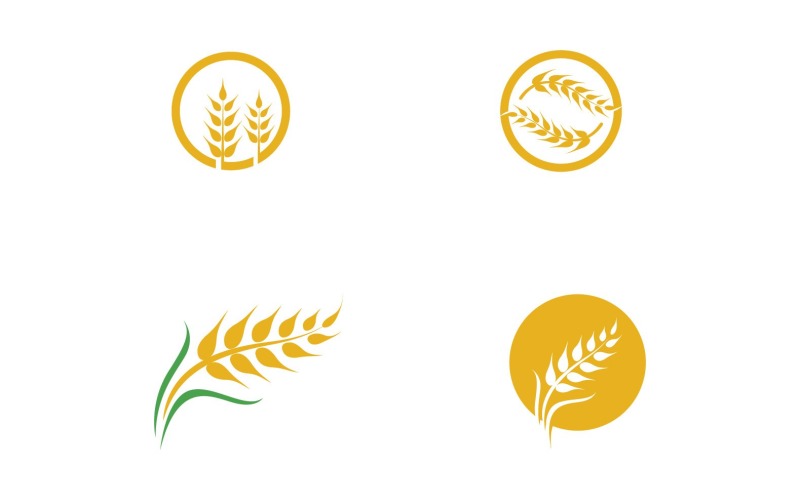 Weat Food Logo And Symbol Health V22 Logo Template