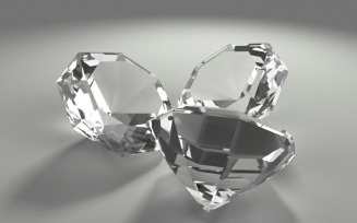 Beautiful Diamonds 3D Model