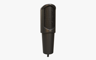 Microphone Mini Low-poly 3D model