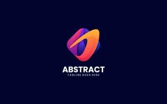 Abstract Gradient Color Logo Design