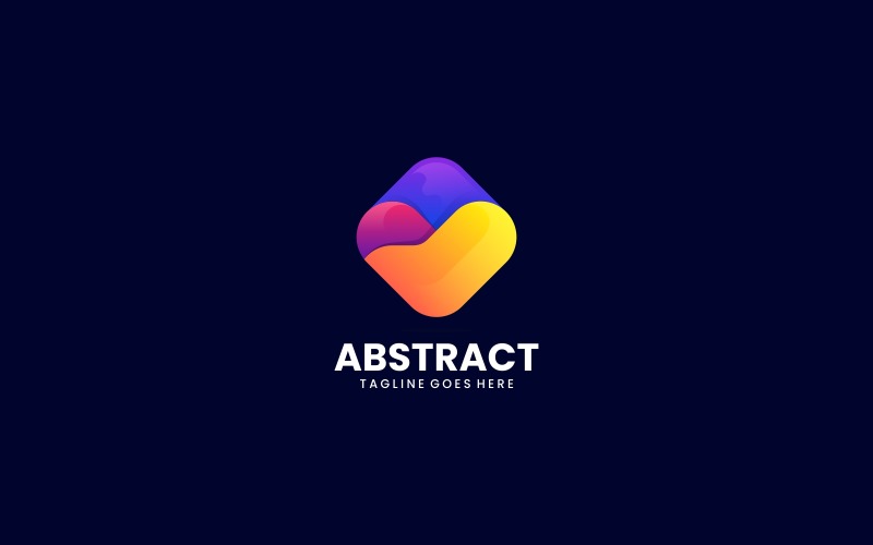 Abstract Square Colorful Logo Logo Template