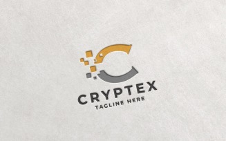 Professional Cryptex Letter C Logo