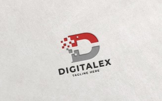 Professional Digitalex Letter D Logo