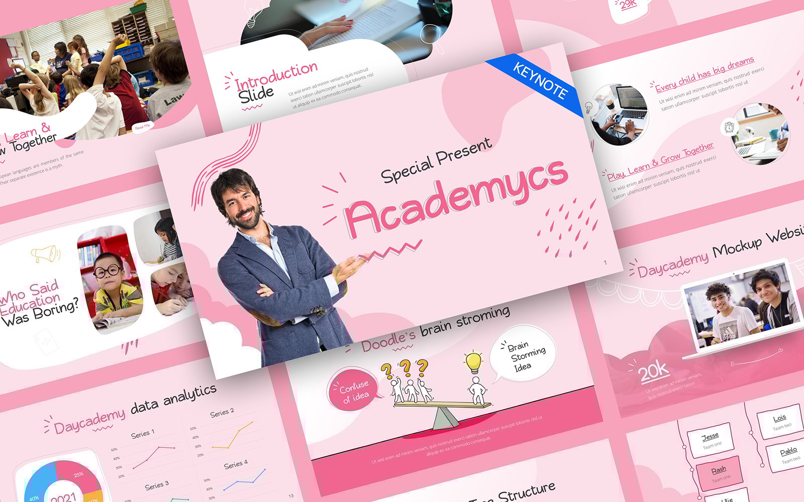 Template #242793 Classroom Colorful Webdesign Template - Logo template Preview