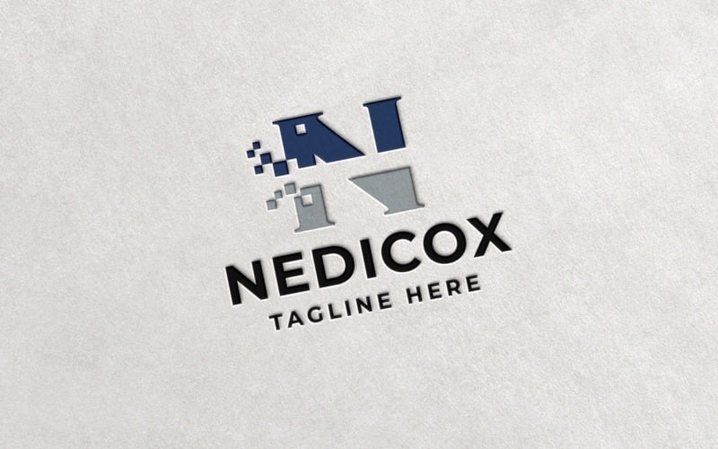 Professional Nedicox Letter N Logo Logo Template