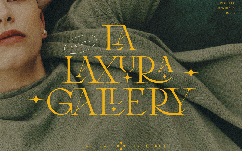 Laxura - Majestic Typeface Font