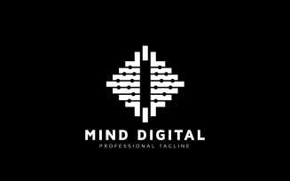 Mind Digital Modern Logo Template