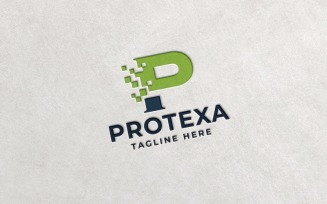 Professional Protexa Letter P Logo