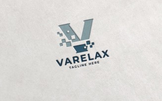 Professional Varelax Letter V Logo