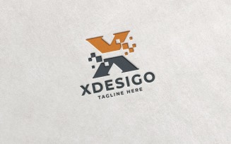 Professional Xdesigo Letter X Logo