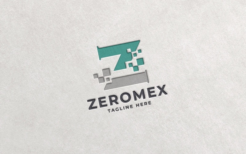 Professional Zeromex Letter Z Logo Logo Template