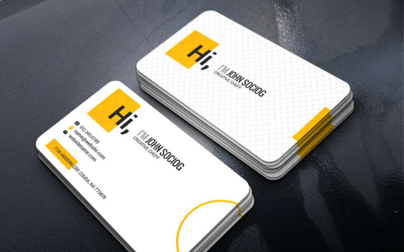 Chef Business Card Template Corporate Identity