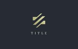 Luxury Angular E Abstract Stacked Alphabet Logo