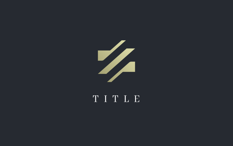Luxury Angular E Abstract Stacked Alphabet Logo Logo Template