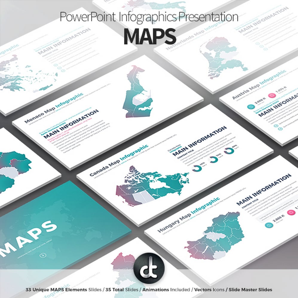 Kit Graphique #243143 Powerpoint Infographics Divers Modles Web - Logo template Preview