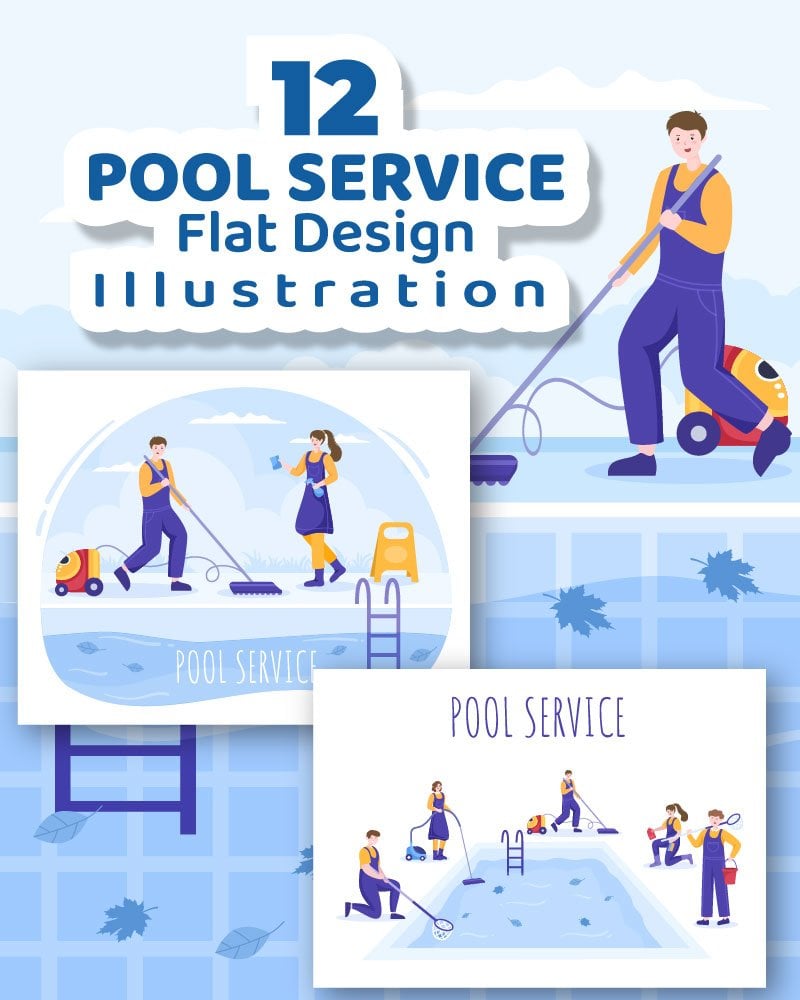 Kit Graphique #243155 Natation Piscine Divers Modles Web - Logo template Preview