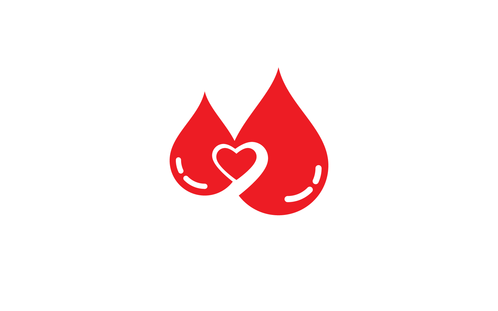 Blood Illustration Logo Vector Template