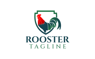 Chicken Rooster Custom Design Logo Template 2