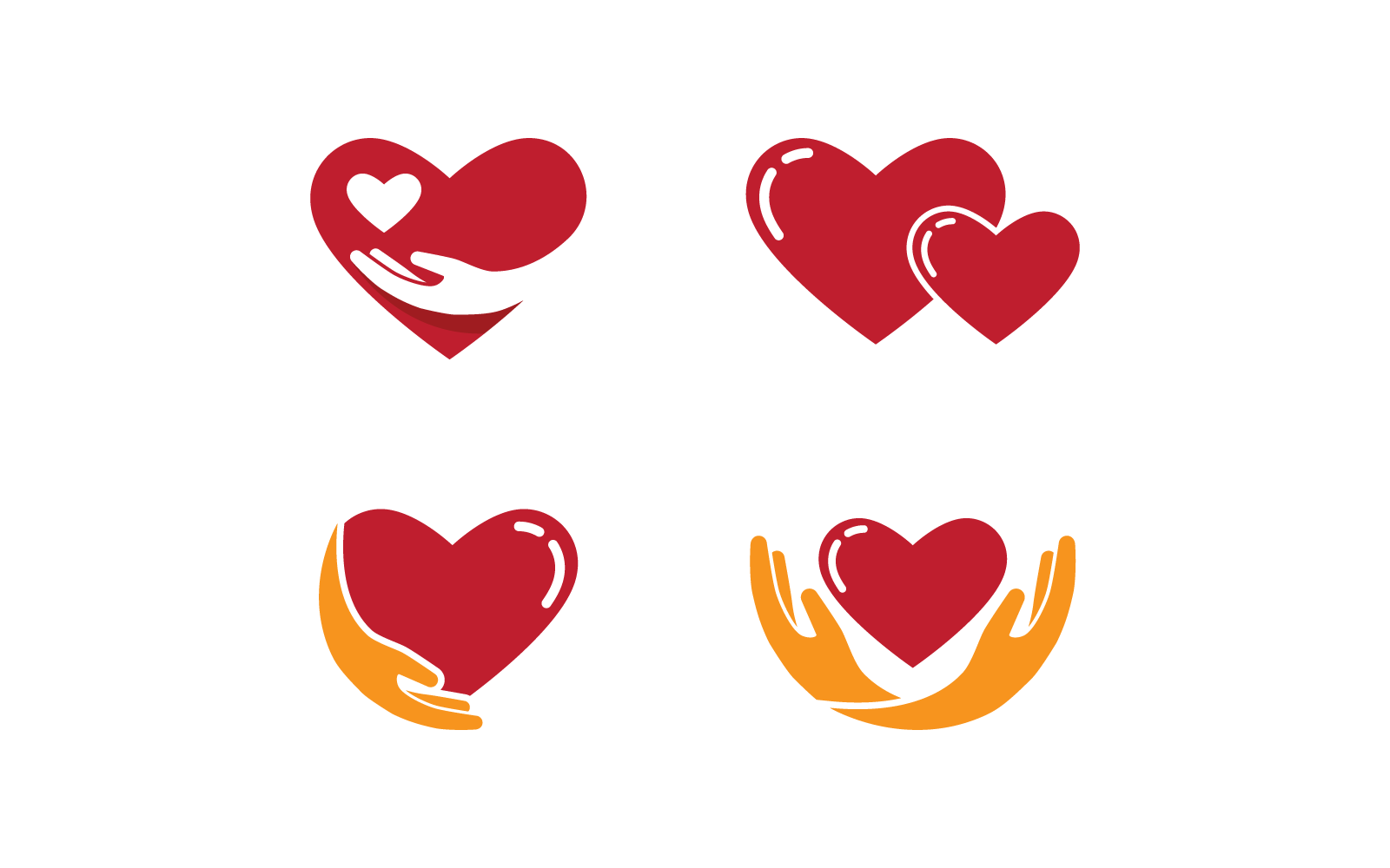 Conception d&amp;#39;illustration vectorielle de logo d&amp;#39;amour