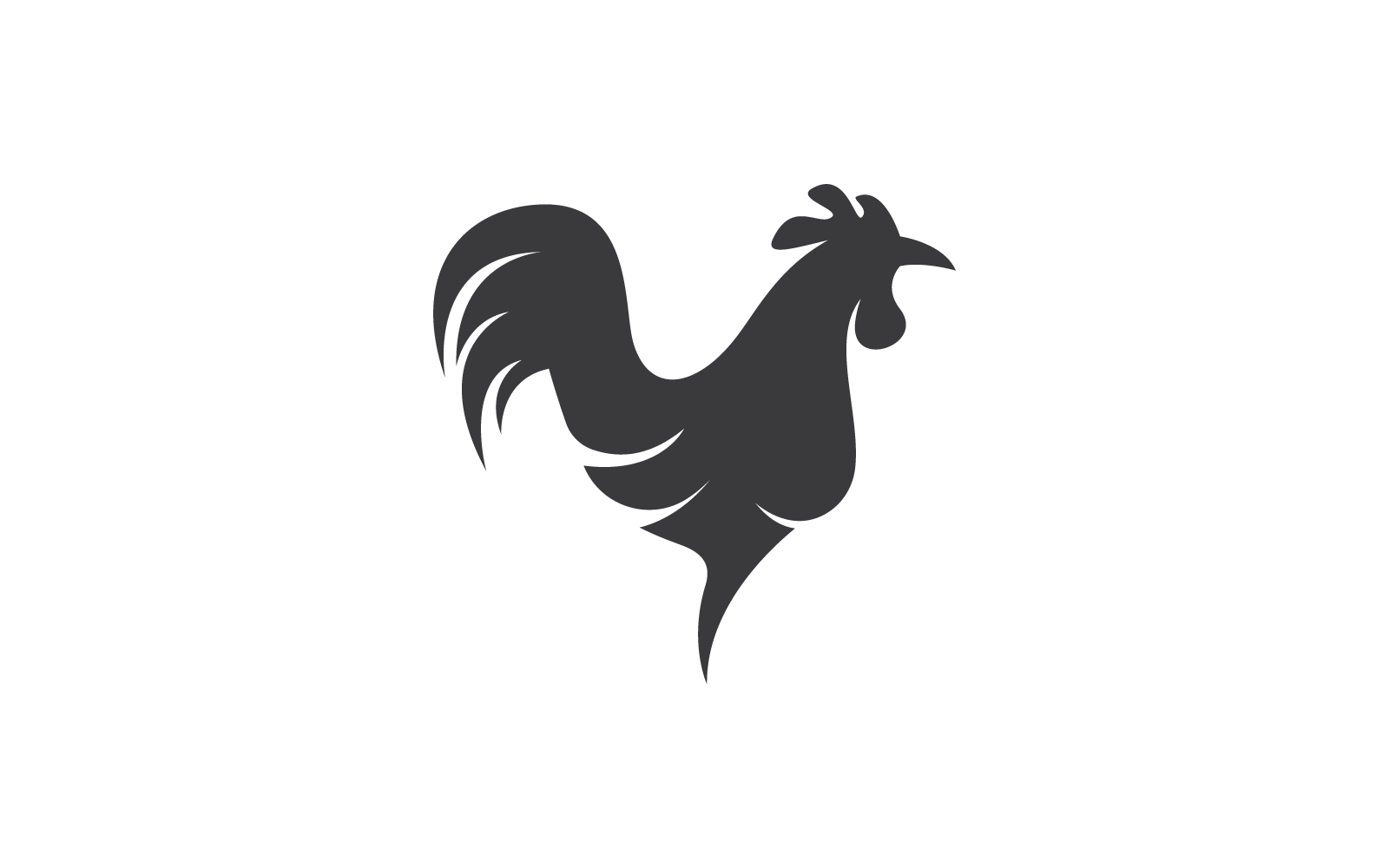 Illustration Of Rooster Logo Template - TemplateMonster