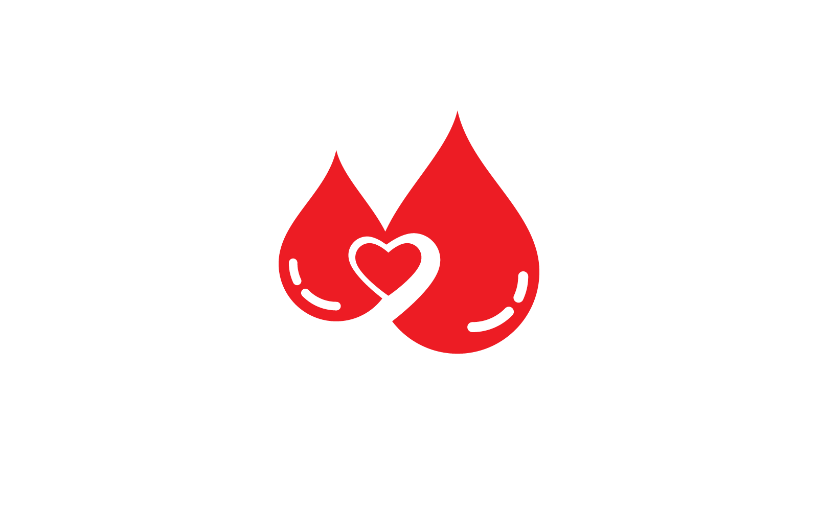 Modelo de vetor de logotipo de ilustração de sangue