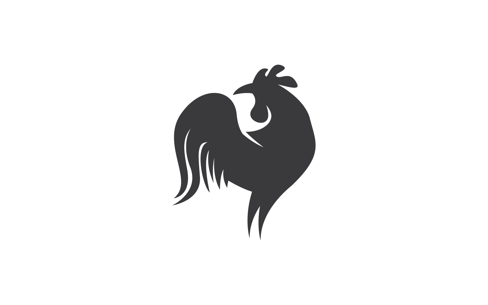 Rooster Logo Template Vector
